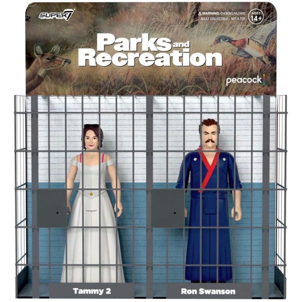 Super7 - Parks And Recreation - ReAction Figures Wave 2 - Ron And Tammy 2
